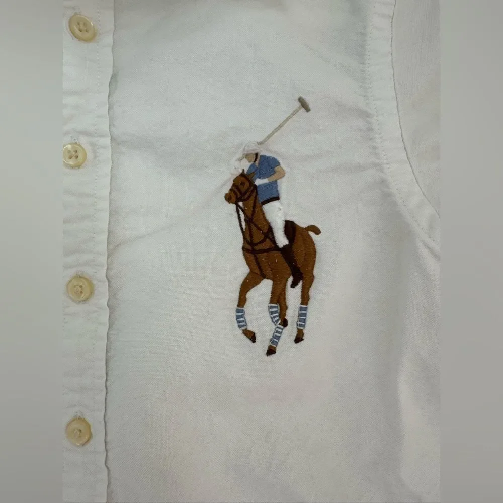 Ralph Lauren White Polo Shirt